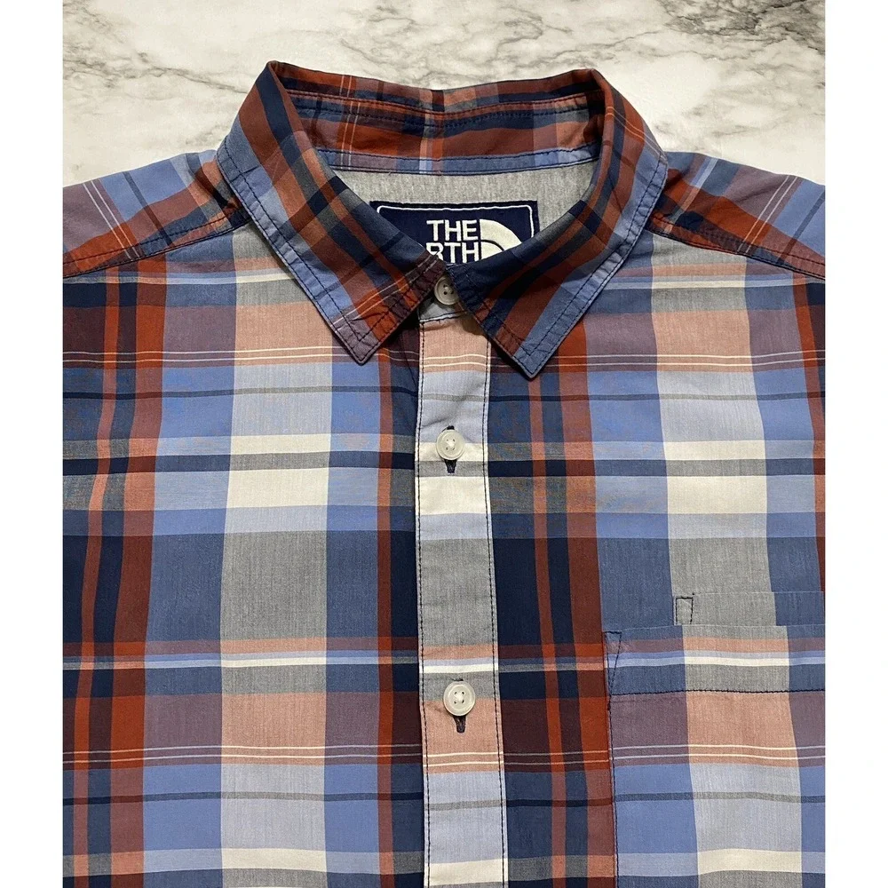 The North Face Men's‎ Shirt Size L Multicolor Plaid California Heritage
